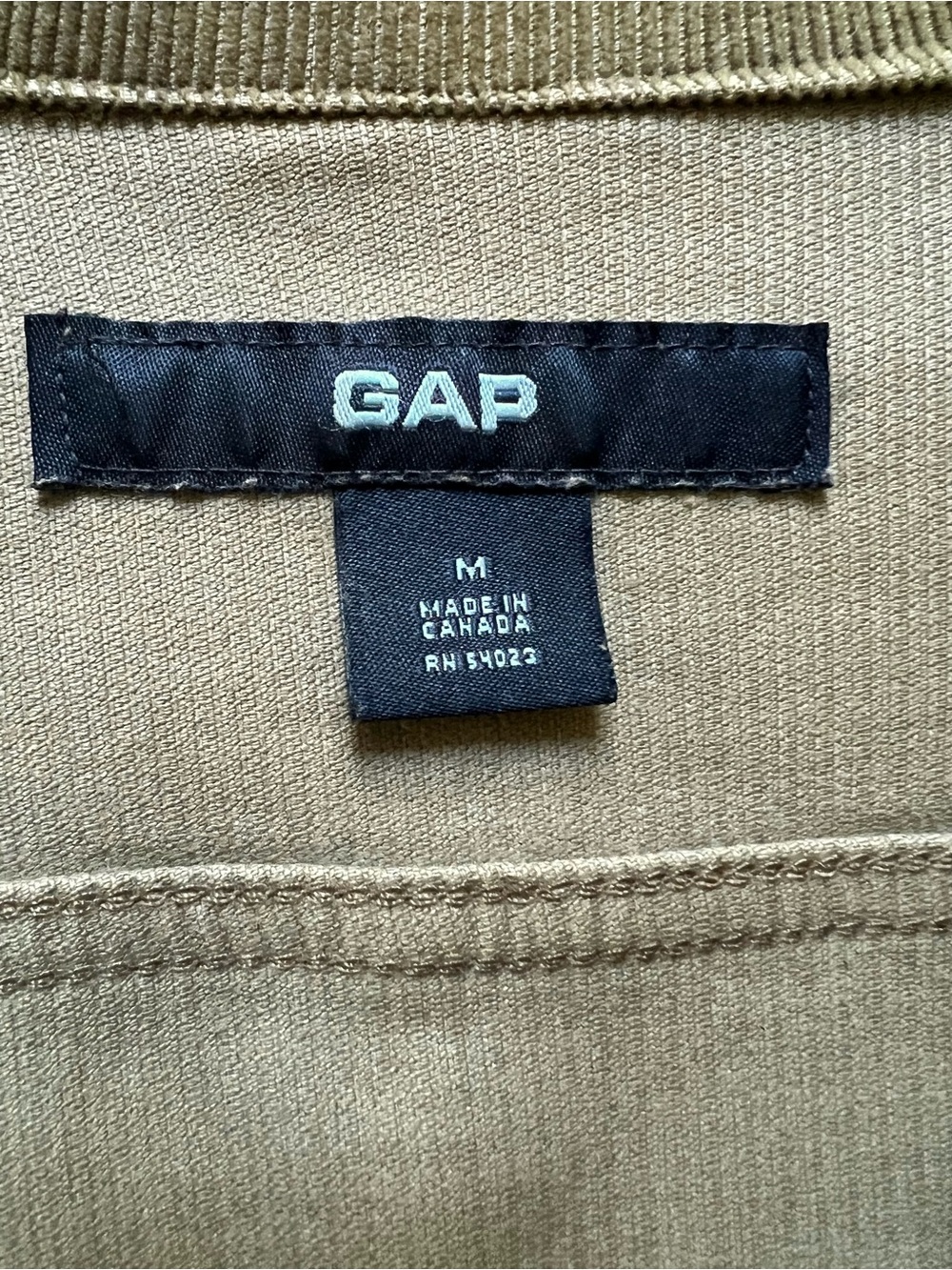 Gap Vintage 2000 Olive Green Corduroy Jacket - Picture 6 of 9